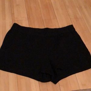 J. Crew black embossed shorts